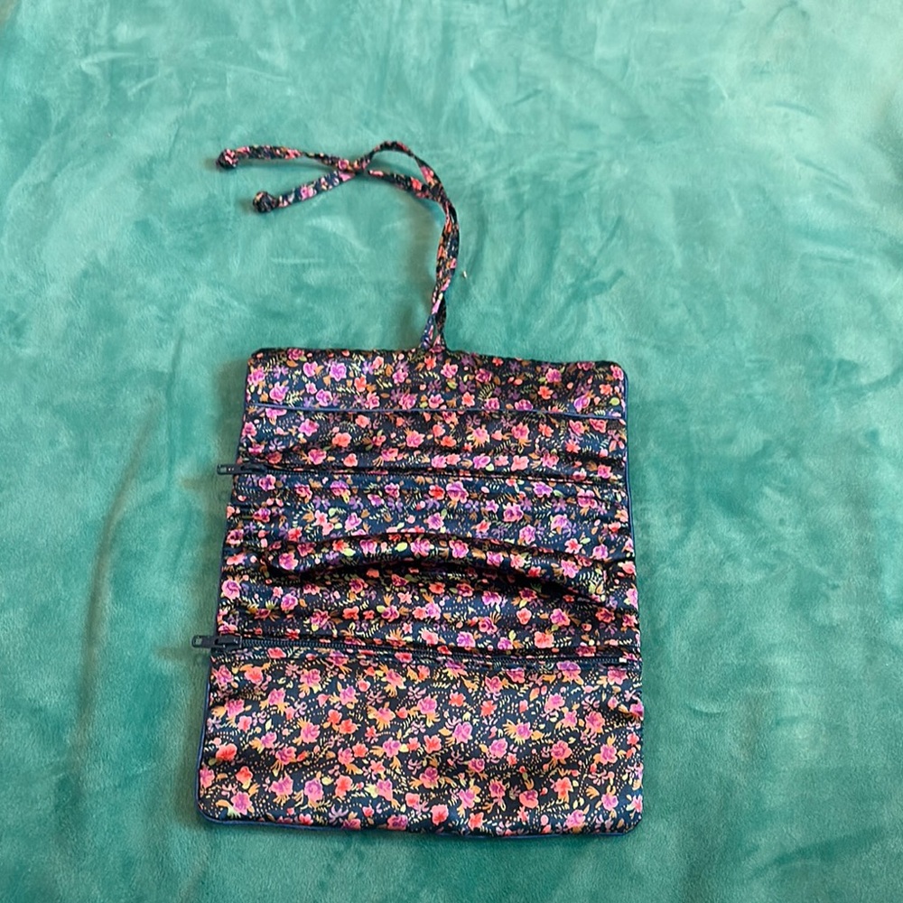 Floral Multi-Color Women's Bag pure silk